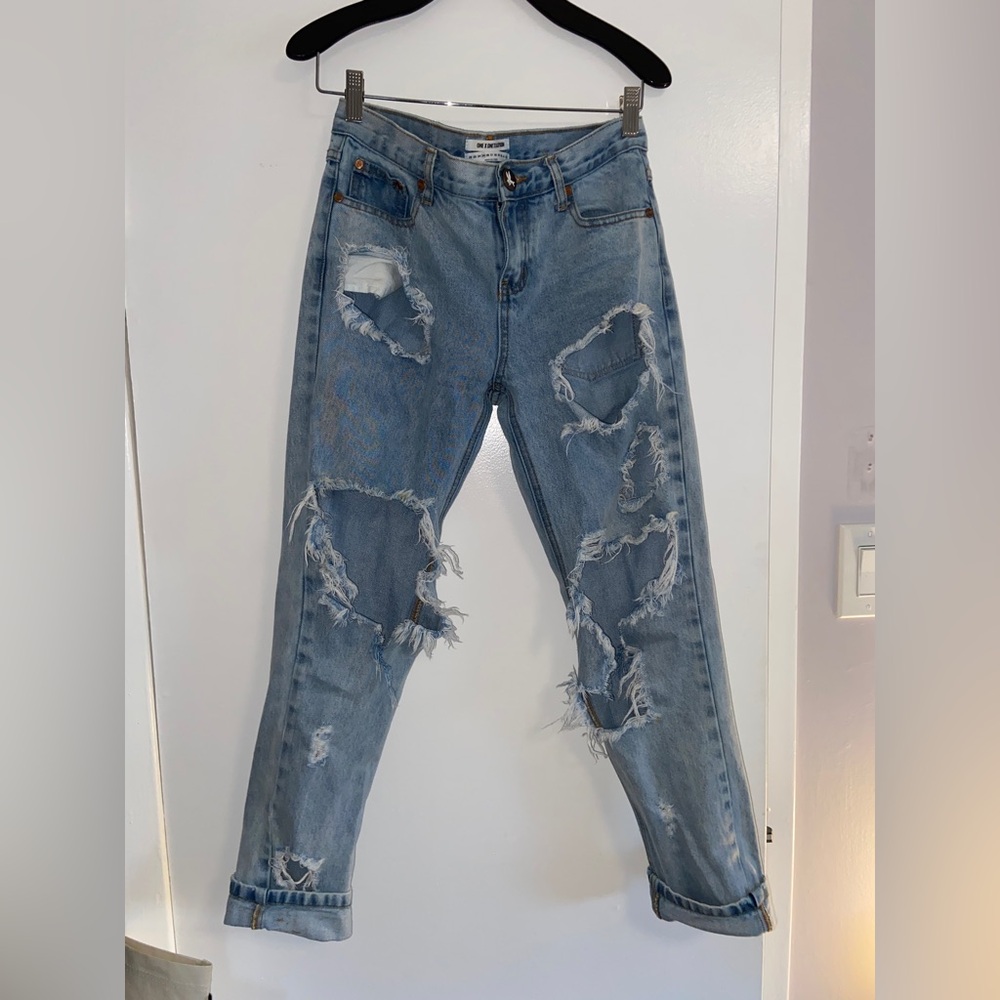 One Teaspoon Distresses Jeans 25